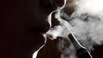vapouring e cigarette close up
