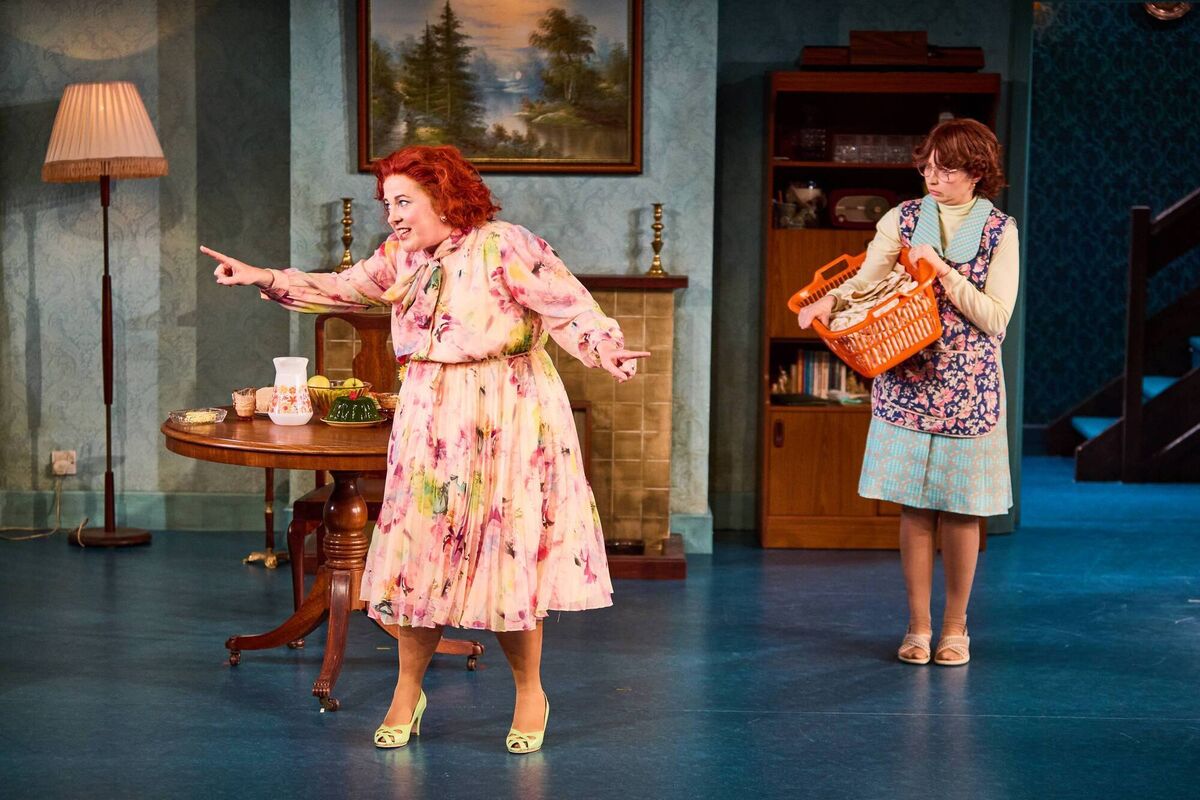 Clare Barrett and Genevieve Hulme-Beaman in The Whiteheaded Boy. Picture: Patricio Cassinoni. Clare Barrett and Genevieve Hulme-Beaman in The Whiteheaded Boy. Picture: Patricio Cassinoni.