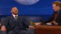 WATCH: McGregor wows the crowd on Conan; calls out Mayweather