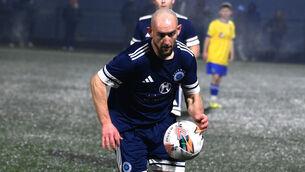 <p> Naythan Coleman chases possession for Avondale United. Pic: Larry Cummins</p> <p> Naythan Coleman chases possession for Avondale United. Pic: Larry Cummins</p>