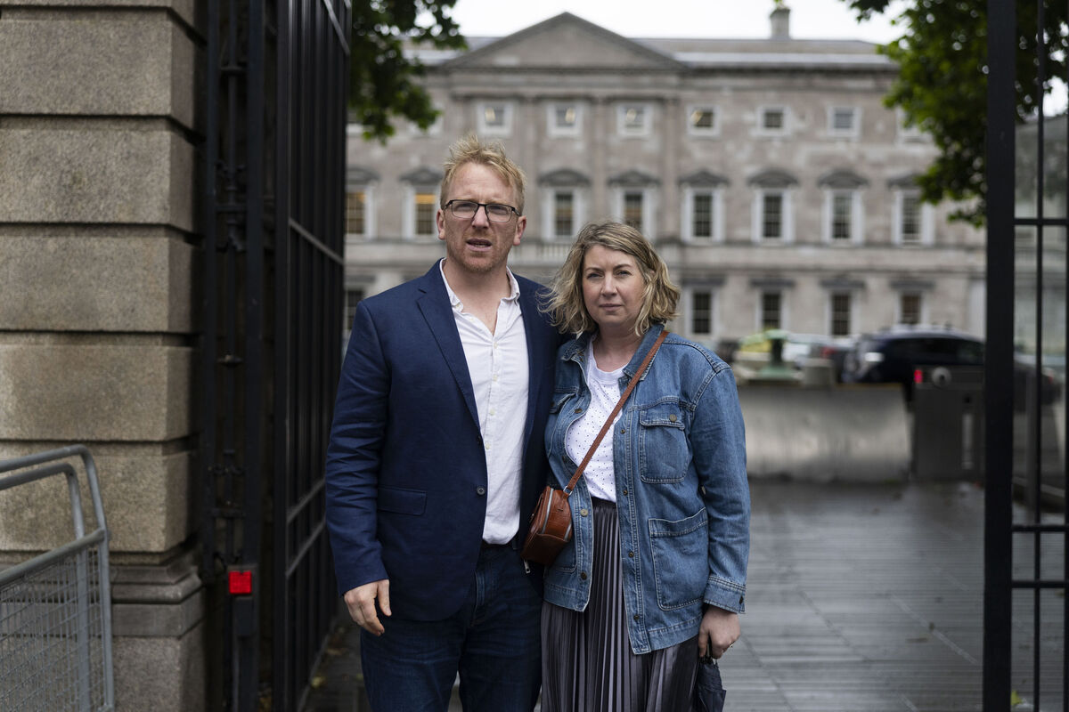 Michael and Naive Brogan (Dublin) who’s son Fionn will now be able to avail of the drug. Picture: Sam Boal/Collins Michael and Naive Brogan (Dublin) who’s son Fionn will now be able to avail of the drug. Picture: Sam Boal/Collins