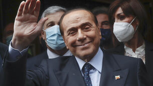 <p>The late former Italian prime minister Silvio Berlusconi waves to reporters. Picture: AP Photo/Alessandra Tarantino, File</p> <p>The late former Italian prime minister Silvio Berlusconi waves to reporters. Picture: AP Photo/Alessandra Tarantino, File</p>
