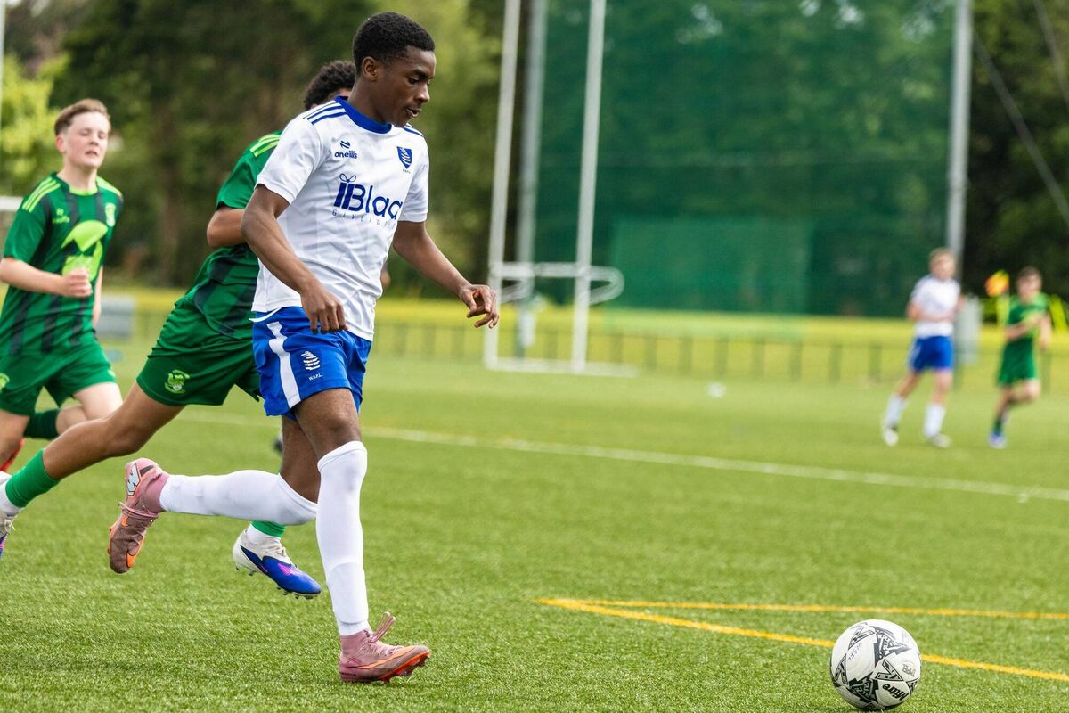 Waterford's Fareed Alabi was on target for his side in their win over the Carlow and District Underage League