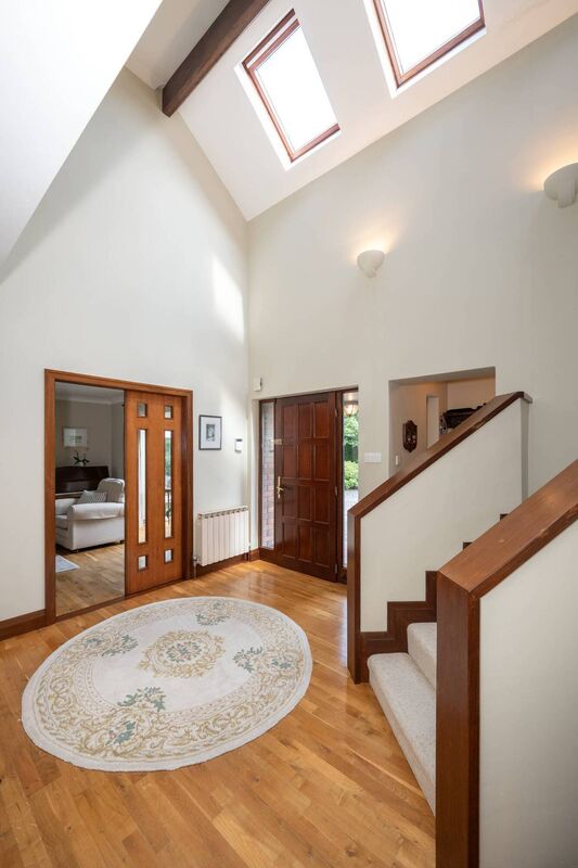 Double height hallway Double height hallway