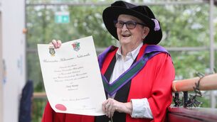 <p>Dr Mary Harney, a 77-year-old human rights defender and campaigner who was born in Bessboro Mother and Baby Home in Cork, has graduated with a PhD from the Irish Centre for Human Rights at University of Galway. Picture: Aengus McMahon</p> <p>Dr Mary Harney, a 77-year-old human rights defender and campaigner who was born in Bessboro Mother and Baby Home in Cork, has graduated with a PhD from the Irish Centre for Human Rights at University of Galway. Picture: Aengus McMahon</p>