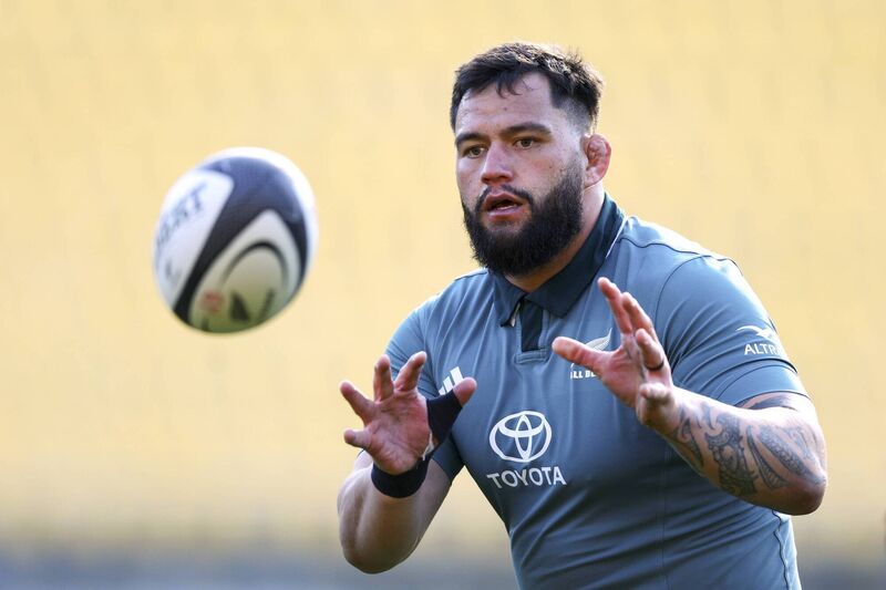Munster tabled an offer to bring All Black Tyrel Lomax to Ireland but the player signed new terms with Hurricanes. Pic: Hagen Hopkins/Getty Images Munster tabled an offer to bring All Black Tyrel Lomax to Ireland but the player signed new terms with Hurricanes. Pic: Hagen Hopkins/Getty Images