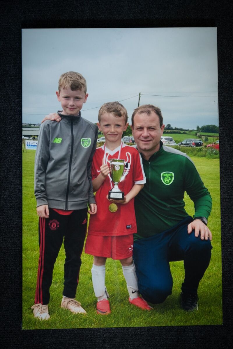 Craig Coady with Rory and Paudie when they were younger. Picture Chani Anderson Craig Coady with Rory and Paudie when they were younger. Picture Chani Anderson