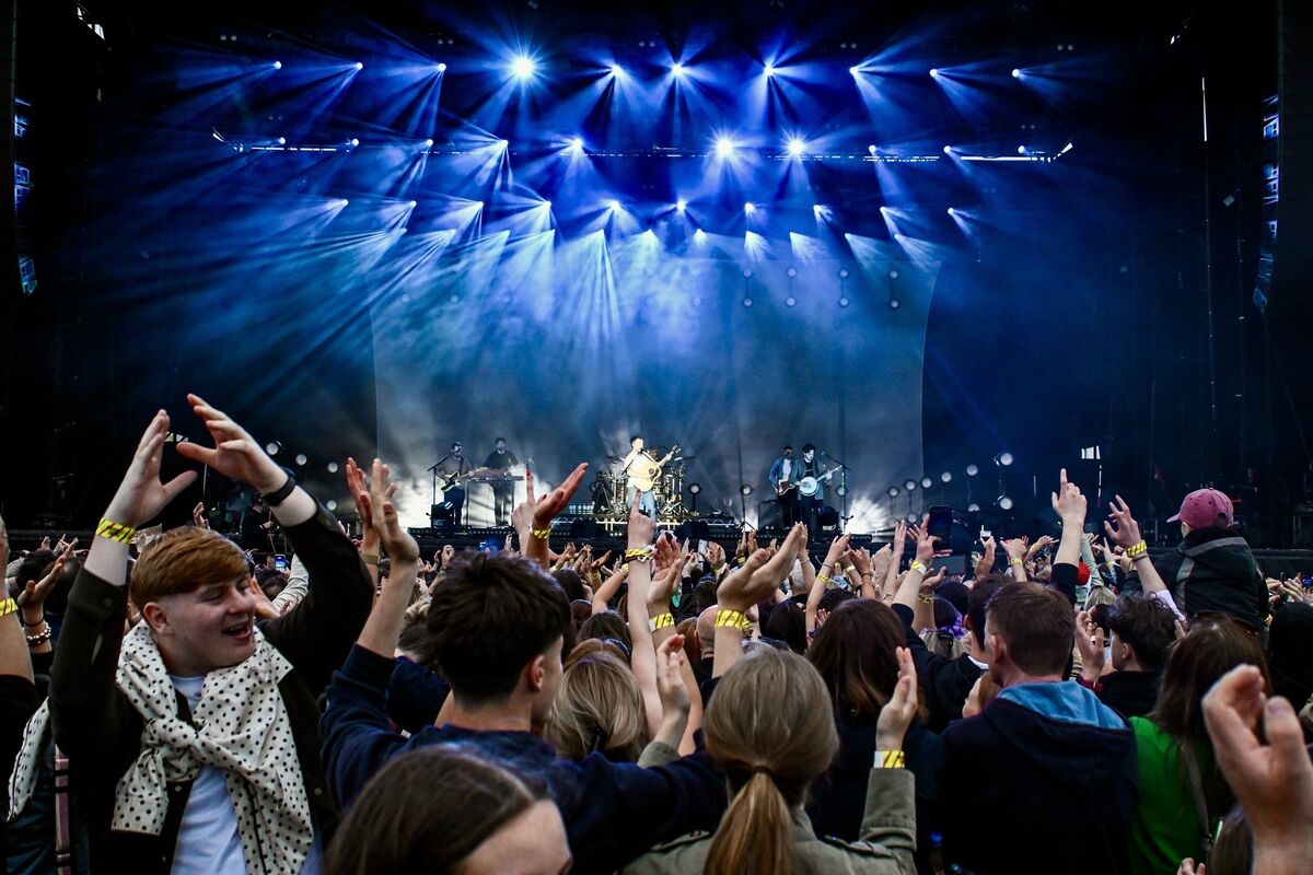 Killeagh on stage at Musgrave Park. Picture: Chani Anderson Killeagh on stage at Musgrave Park. Picture: Chani Anderson
