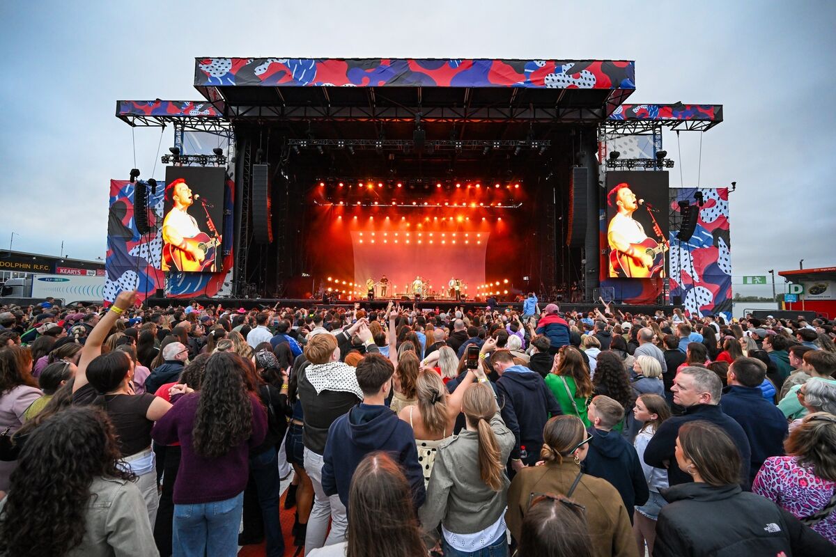 The stage at Musgrave Park. Picture: Chani Anderson The stage at Musgrave Park. Picture: Chani Anderson