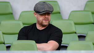 <p>Former Republic of Ireland international and Shelbourne manager Damien Duff before the international friendly match against Qatar. Pic: Stephen McCarthy/Sportsfile</p>