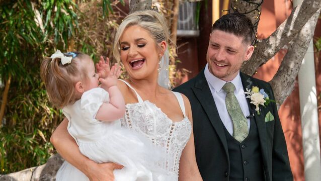 Clodagh Walsh and Andrew Sheehan with their daughter Callie Sheehan. Pictures: Conor Healy Photography <p>Clodagh Walsh and Andrew Sheehan with their daughter Callie Sheehan. Pictures: Conor Healy Photography </p>