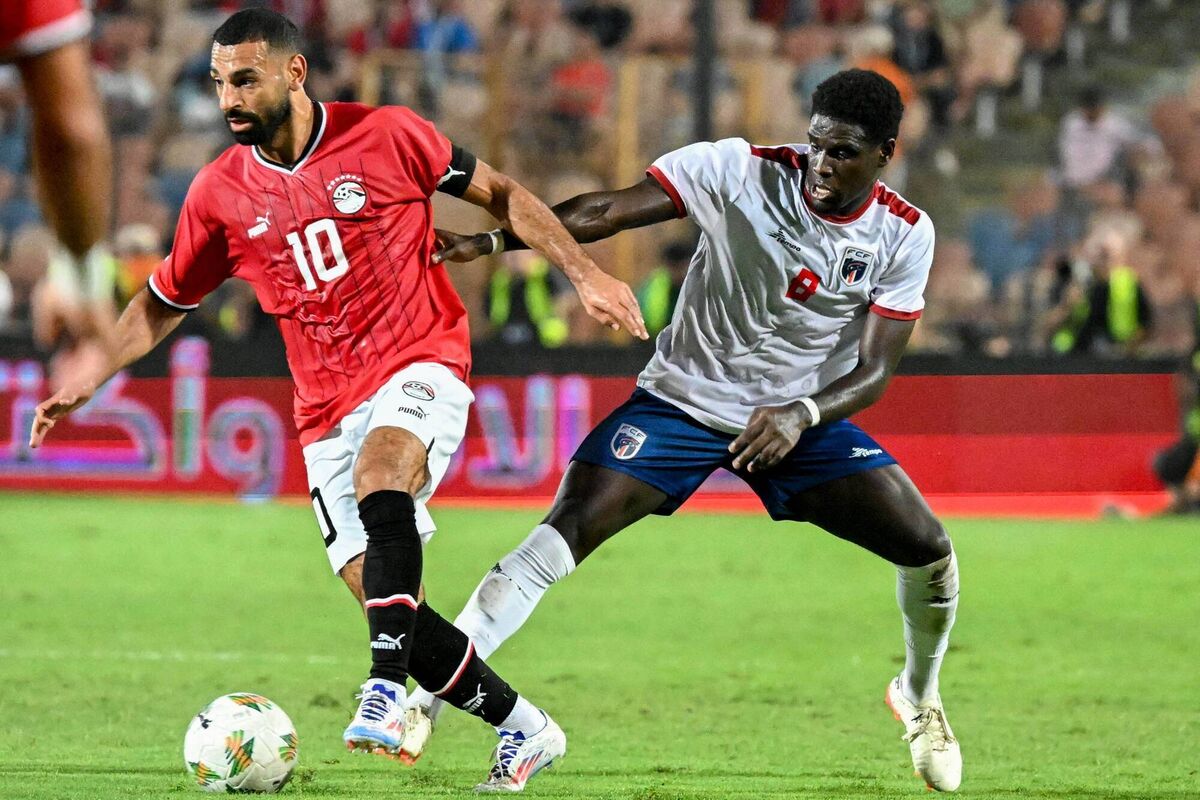 Egypt's Mohamed Salah vies for the ball with Cape Verde's forward Joao Paulo Fernandes back in 2024. Picture: Khaled DESOUKI / AFP Egypt's Mohamed Salah vies for the ball with Cape Verde's forward Joao Paulo Fernandes back in 2024. Picture: Khaled DESOUKI / AFP