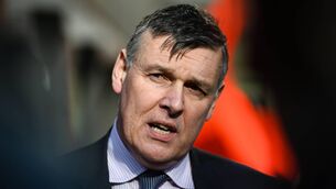 <p>IRFU Chief Executive Philip Browne following a meeting with Minister for Health Simon Harris at the Department of Health in Dublin. Photo by Stephen McCarthy/Sportsfile</p>