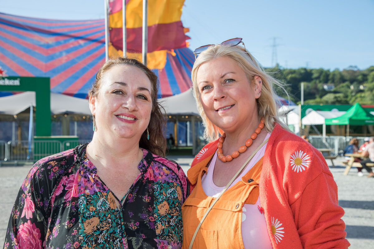 Marita Brady and Anita O'Flynn at the Marquee Picture: David Creedon Marita Brady and Anita O'Flynn at the Marquee Picture: David Creedon