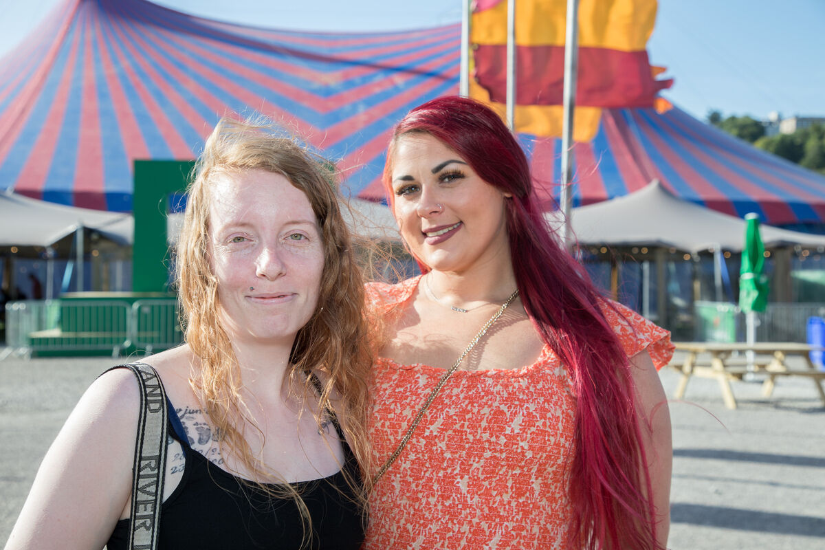 Louise Gahan and Kamara Morris from Waterford.Picture: David Creedon Louise Gahan and Kamara Morris from Waterford.Picture: David Creedon