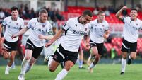 Tyreke Wilson celebrates after scoring a late winner 12/6/2026
