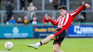 <p>James Clarke scored a brace for Derry against his former club Bohemians. Pic: ©INPHO/Lorcan Doherty</p> <p>James Clarke scored a brace for Derry against his former club Bohemians. Pic: ©INPHO/Lorcan Doherty</p>