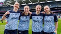 Michelle Davoren, Lauren Magee, Orlagh Nolan and Hannah Leahy celebrate 17/5/2026