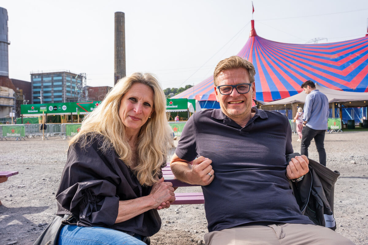 Fapine and Dirk Ludtke attending the David Gray concert. Picture: Noel Sweeney Fapine and Dirk Ludtke attending the David Gray concert. Picture: Noel Sweeney