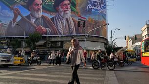 <p>People walk under a banner showing portraits of the late revolutionary founder Ayatollah Khomeini, left, and the slain Supreme Leader Ayatollah Ali Khamenei, who was killed in U.S. and Israeli strikes in February. Picture: AP Photo/Vahid Salemi</p> <p>People walk under a banner showing portraits of the late revolutionary founder Ayatollah Khomeini, left, and the slain Supreme Leader Ayatollah Ali Khamenei, who was killed in U.S. and Israeli strikes in February. Picture: AP Photo/Vahid Salemi</p>