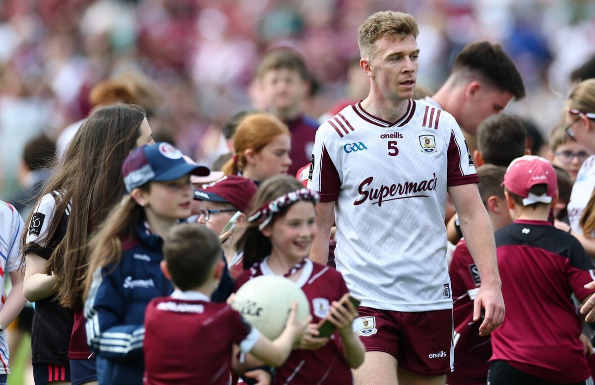 Galway’s Dylan McHugh after the game. Pic: ©INPHO/James Crombie. Galway’s Dylan McHugh after the game. Pic: ©INPHO/James Crombie.