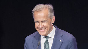 <p>Canadian Prime Minister Mark Carney speaking during his visit to Westport Town Hall Theatre in Co Mayo, as part of his visit to Ireland</p> <p>Canadian Prime Minister Mark Carney speaking during his visit to Westport Town Hall Theatre in Co Mayo, as part of his visit to Ireland</p>