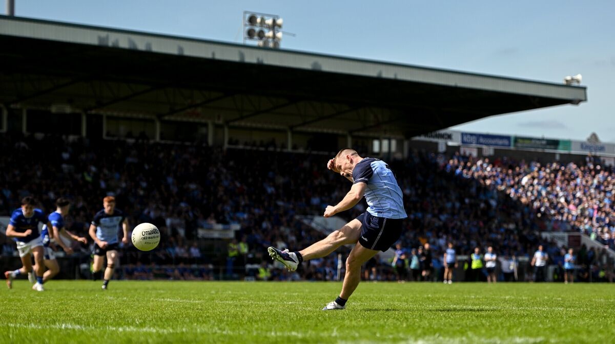 Con O'Callaghan scored 1-9 for Dublin against Cavan, his goal coming from a penalty. Pic Daire Brennan/Sportsfile Con O'Callaghan scored 1-9 for Dublin against Cavan, his goal coming from a penalty. Pic Daire Brennan/Sportsfile