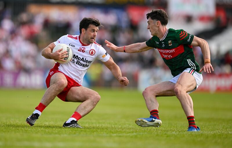 The introduction of Darren McCurry was key to Tyrone's victory over Mayo. Pic: Ramsey Cardy/Sportsfile The introduction of Darren McCurry was key to Tyrone's victory over Mayo. Pic: Ramsey Cardy/Sportsfile