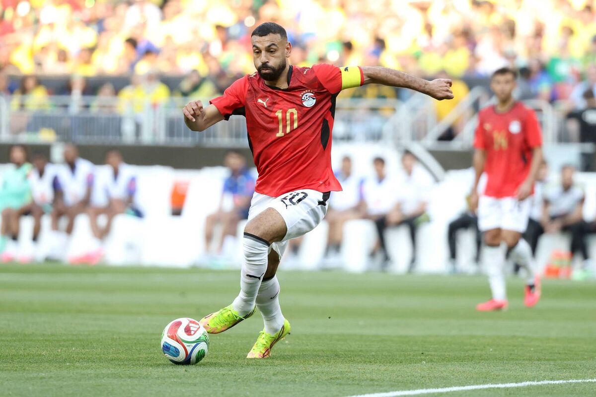 NATIONAL TREASURE: Mo Salah in full flight for Egypt. The Pharaohs topped their qualifying group unbeaten. Pic: Kirk Irwin/Getty Images NATIONAL TREASURE: Mo Salah in full flight for Egypt. The Pharaohs topped their qualifying group unbeaten. Pic: Kirk Irwin/Getty Images