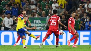 <p>Yasin Ayari scores a screamer to put Sweden 1-0 up after seven minutes. Picture: David Ramos/Getty</p> <p>Yasin Ayari scores a screamer to put Sweden 1-0 up after seven minutes. Picture: David Ramos/Getty</p>