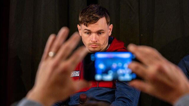 <p>IN THE FRAME: Cork hurler Mark Coleman pictured during an All-Ireland Senior Hurling Championship media event hosted by Blarney GAA. Picture Chani Anderson</p>