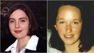 <p>Deirdre Jacob (left) went missing in 1998 while Jo Jo Dullard (right) disappeared in 1995</p>