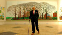 Hockney unveils his 'largest ever picture'