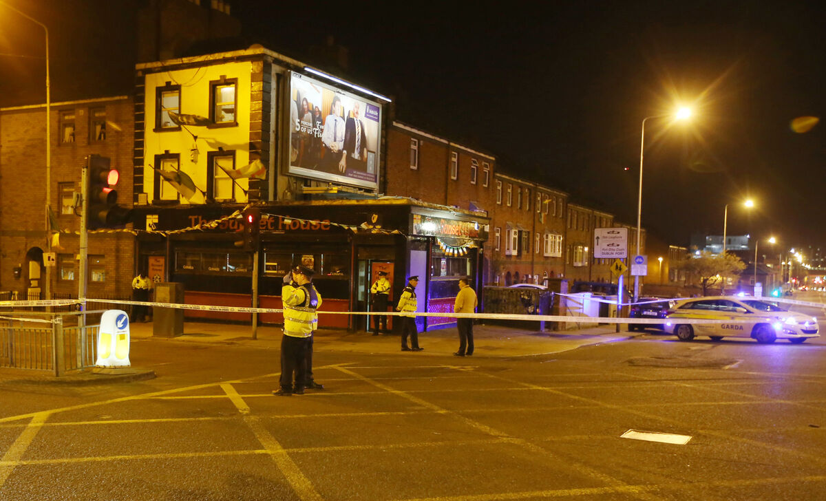  The scene after Michael Barr was killed in Dublin's north inner-city in April 2016. File picture: Rollingnews.ie