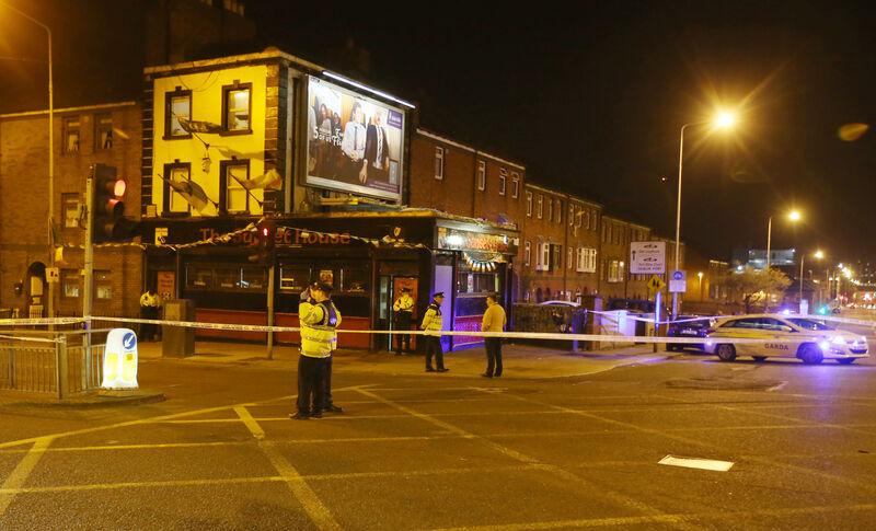  The scene after Michael Barr was killed in Dublin's north inner-city in April 2016. File picture: Rollingnews.ie