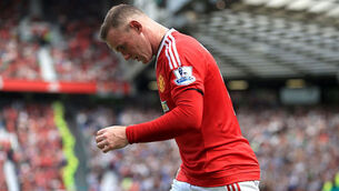 No Rooney for United in clash with Liverpool