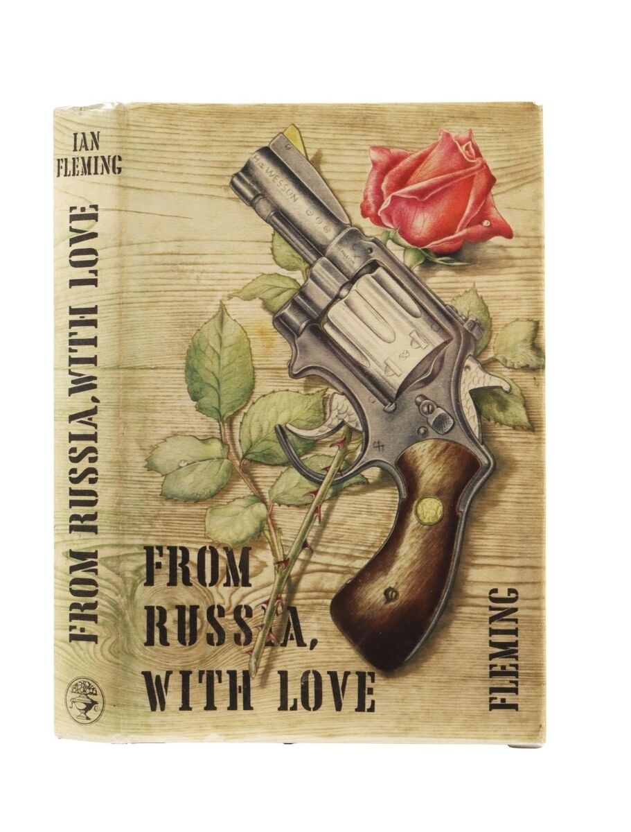 A first-edition copy of 'From Russia, with Love' at Fonsie Mealy. A first-edition copy of 'From Russia, with Love' at Fonsie Mealy.