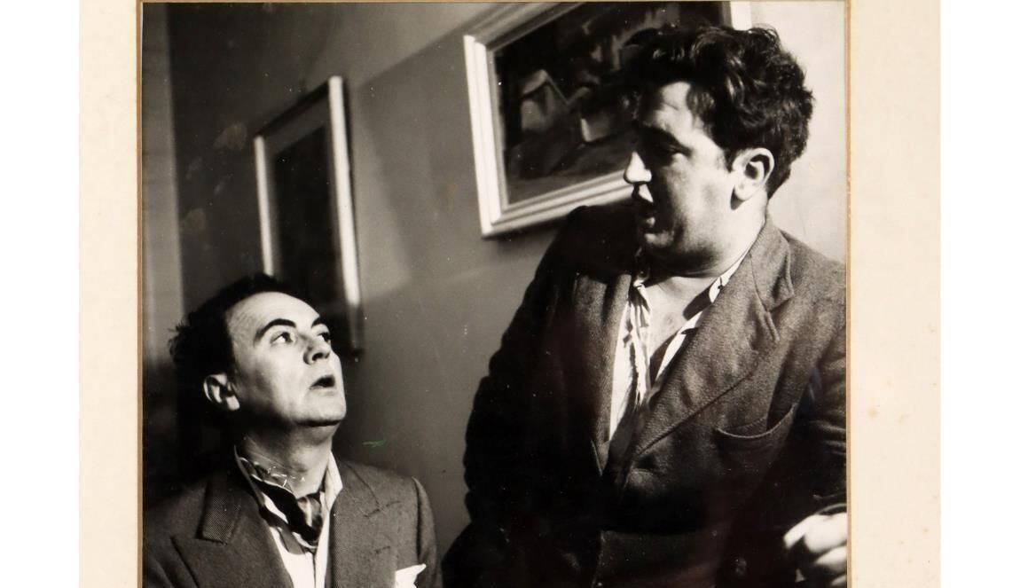 A 1951-1952 photograph of Brendan Behan and A 1951-1952 photograph of Brendan Behan and