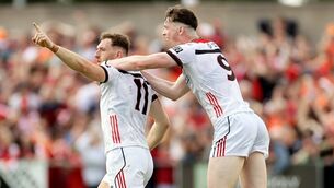 <p>Sam Mulroy: "I knew as soon as I got the ball in my hands I had to shoot, so it was just about making space and trying to get a shot off." Pic: ©INPHO/Laszlo Geczo</p> <p>Sam Mulroy: "I knew as soon as I got the ball in my hands I had to shoot, so it was just about making space and trying to get a shot off." Pic: ©INPHO/Laszlo Geczo</p>