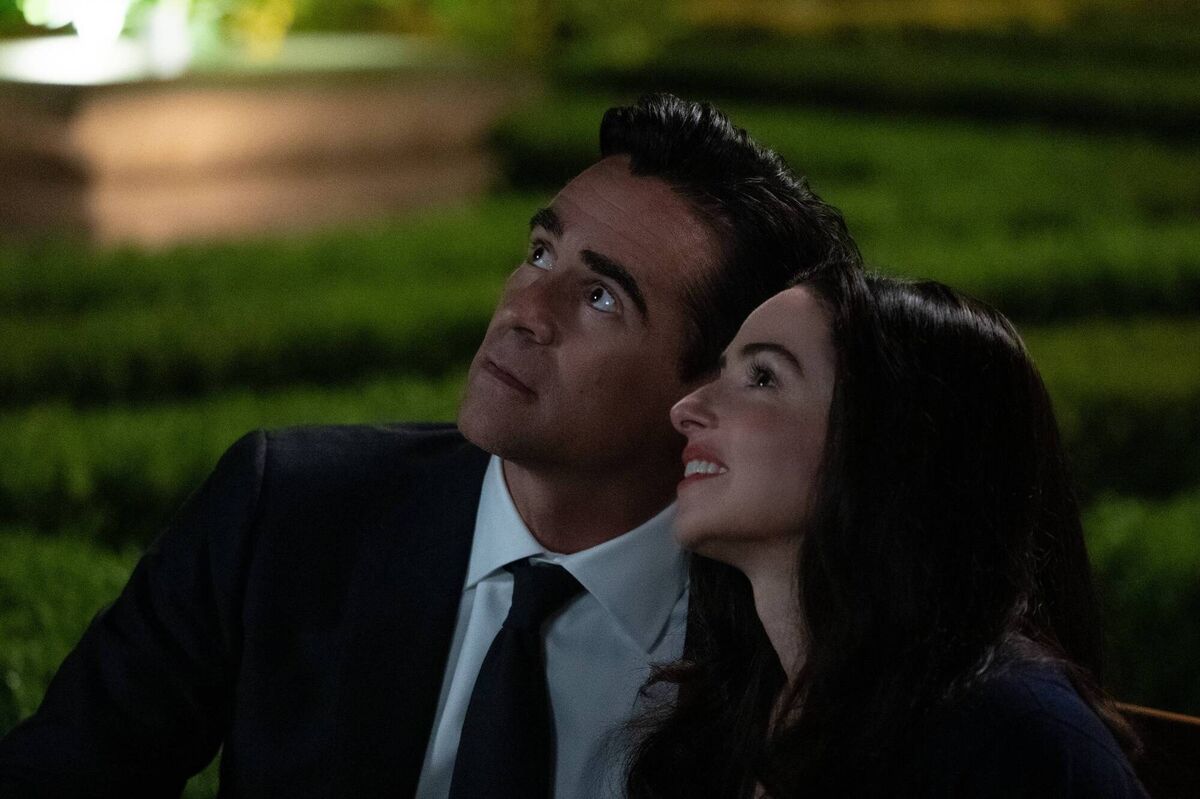 Colin Farrell as John Sugar and Laura Donnelly as Charlotte Fischer. Picture: Apple TV+ Colin Farrell as John Sugar and Laura Donnelly as Charlotte Fischer. Picture: Apple TV+