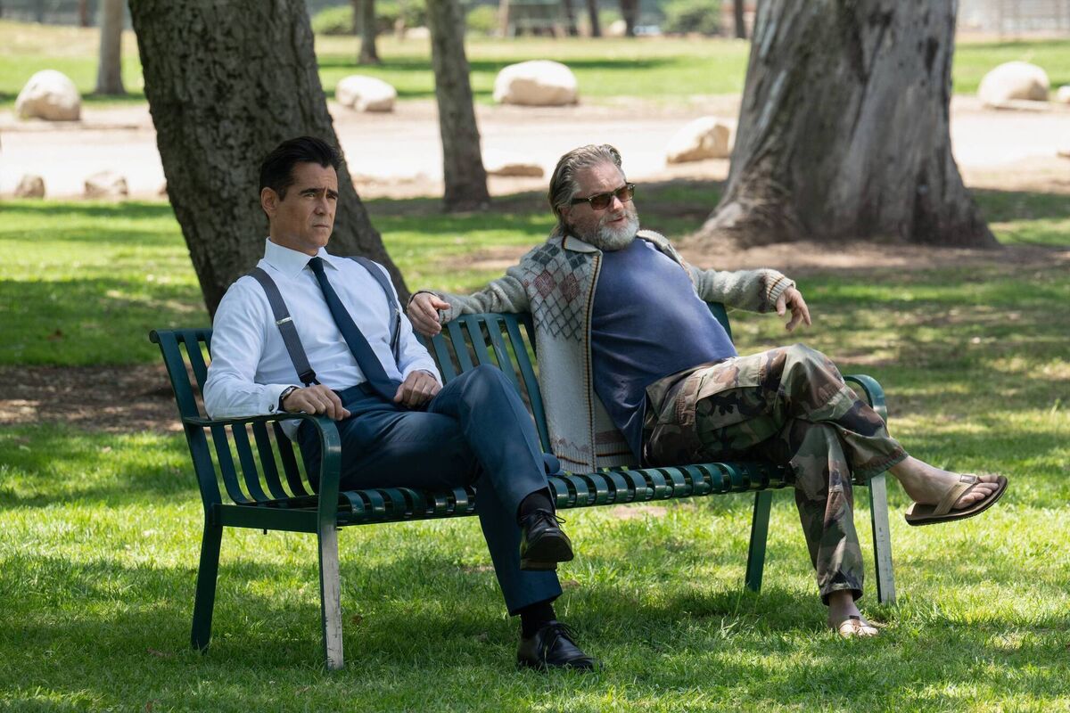 Colin Farrell and Shea Whigham in Sugar. Picture: Apple TV+ Colin Farrell and Shea Whigham in Sugar. Picture: Apple TV+
