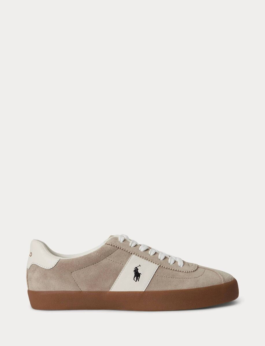 Court Trainer in Sand, €125, Ralph Lauren at Diffney. Court Trainer in Sand, €125, Ralph Lauren at Diffney.