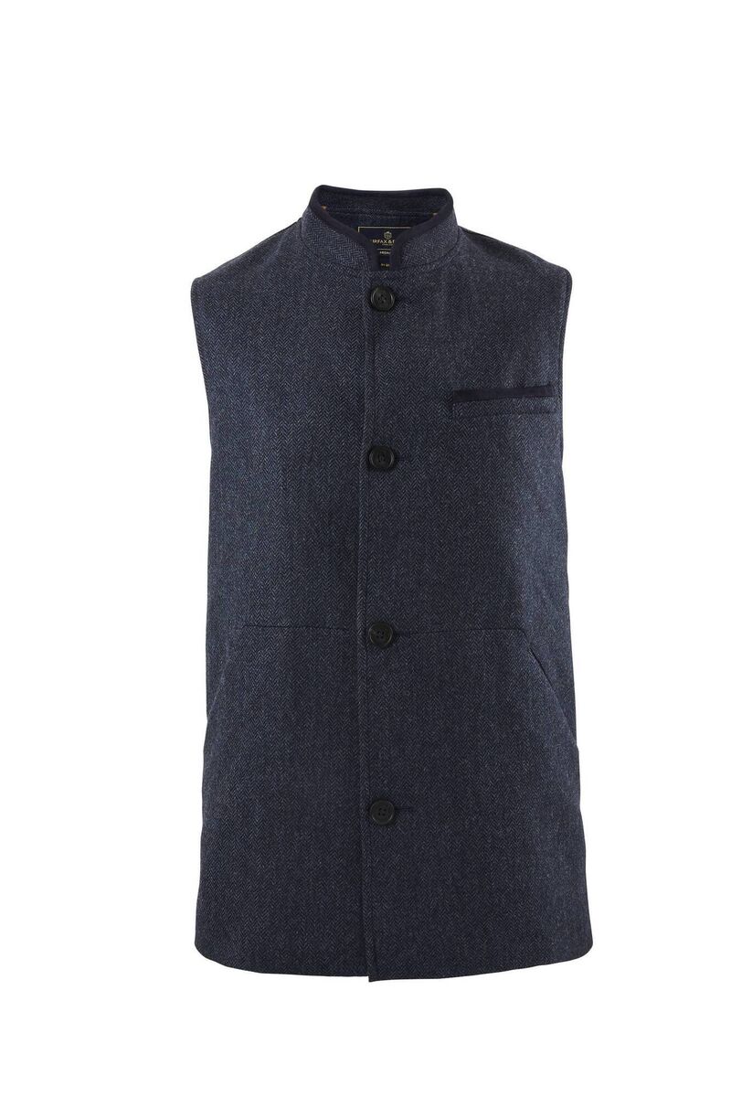 Herringbone Wool Gilet, €415, Fairfax & Favor Herringbone Wool Gilet, €415, Fairfax & Favor