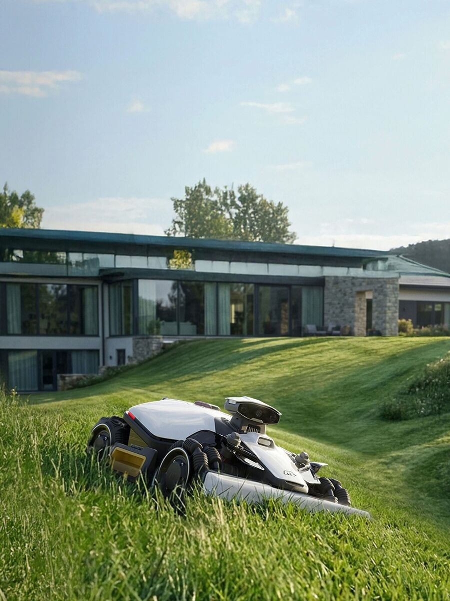Inclines, uneven ground and the challenge of heavy grass? Ensure your mower is up to the job. Luba Mini from Mammotion with LiDar and AWD, handling up to 38.6 degree climbs. From €1,399, mammotion.eu. Inclines, uneven ground and the challenge of heavy grass? Ensure your mower is up to the job. Luba Mini from Mammotion with LiDar and AWD, handling up to 38.6 degree climbs. From €1,399, mammotion.eu.