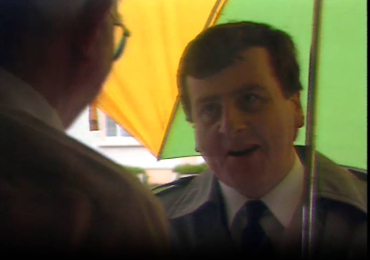Brendan Kenneally, Mayor of Waterford city, canvassing during 1989 general election Brendan Kenneally, Mayor of Waterford city, canvassing during 1989 general election