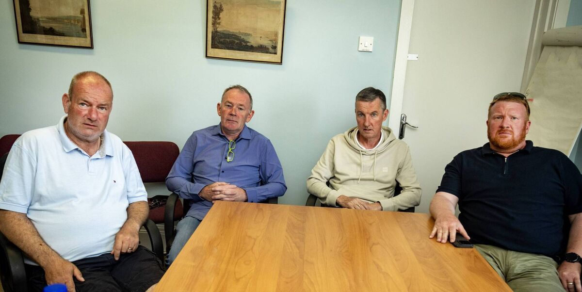 Kenneally Survivors, Jason Clancy, Paul Walsh, Colin Power and Kevin Keating. Photo: Joe Evans Kenneally Survivors, Jason Clancy, Paul Walsh, Colin Power and Kevin Keating. Photo: Joe Evans