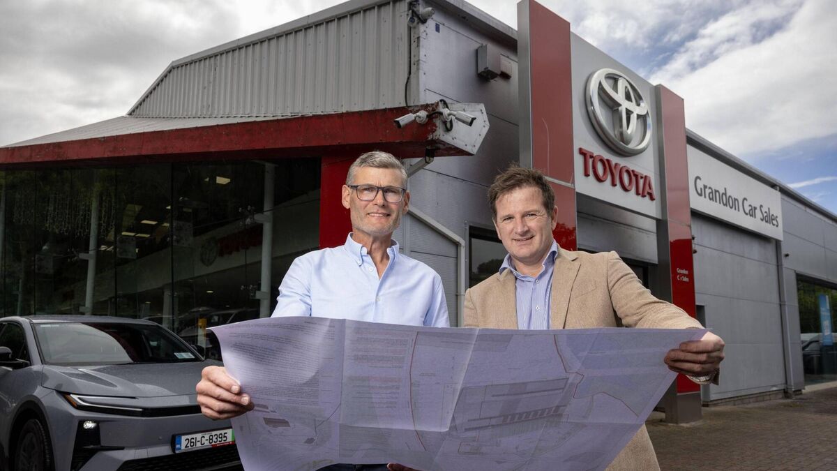 Cork motor dealership Grandons plans €2m redevelopment at headquarters