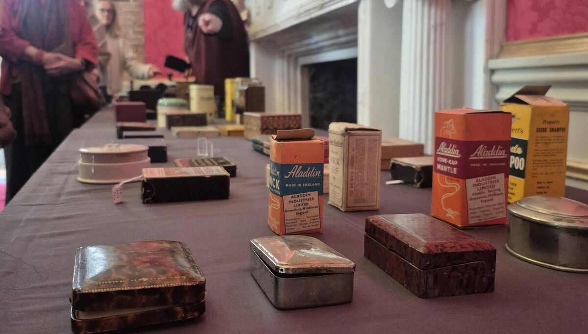 Some of the boxes and containers from the Fota House Collection. Some of the boxes and containers from the Fota House Collection.