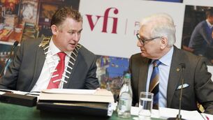 <p>VFI President Michael O'Donovan and VFI chief executive Pat Crotty will address the Oireachtas Joint Committee on Enterprise, Tourism and Employment on Wednesday. Picture: Conor McCabe Photography</p> <p>VFI President Michael O'Donovan and VFI chief executive Pat Crotty will address the Oireachtas Joint Committee on Enterprise, Tourism and Employment on Wednesday. Picture: Conor McCabe Photography</p>