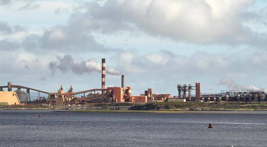 The Aughinish alumina plant on the Shannon Estuary, Co Limerick. Regarding possible sanctions, enterprise minister Peter Burke said 'there are no easy answers to this.' File picture: Dan Linehan